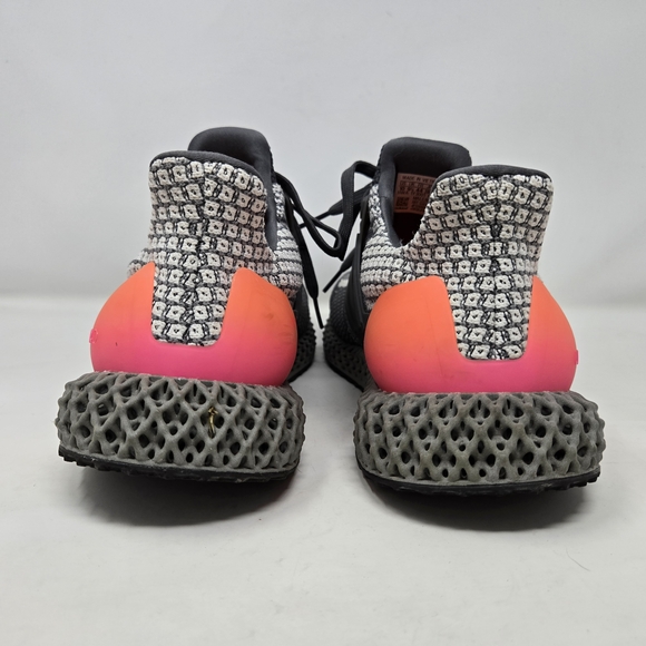 Adidas Ultra 4D 5.0 G58161 Gray Pink Orange Gradient Athletic Sneaker Men's 10 - Picture 6 of 7